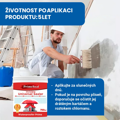 PrimeSeal: Průhledná ochrana proti průsakům