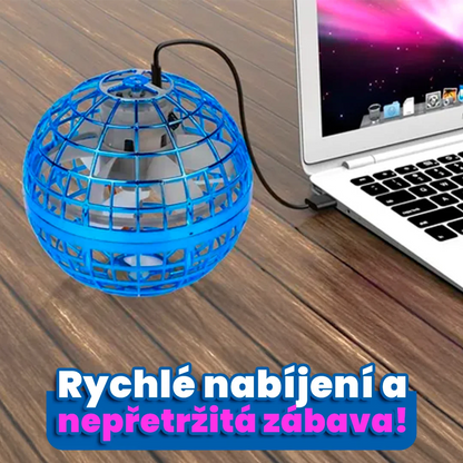 Hračka, která létá, točí se a svítí - SpinNova